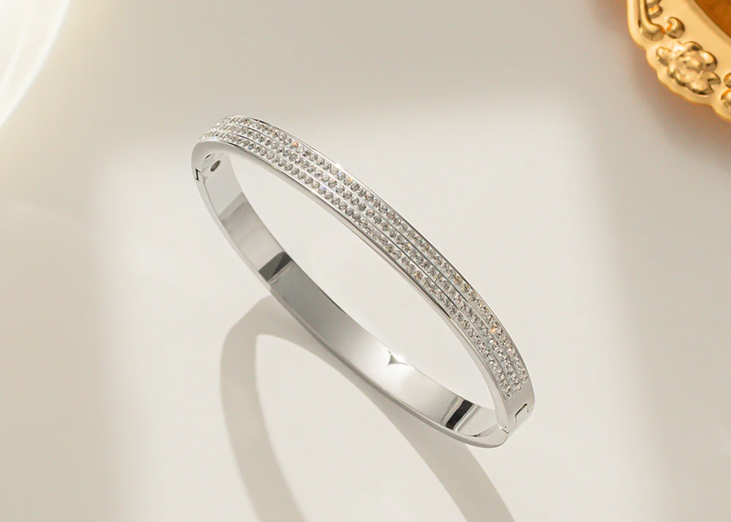 Gypsophila Plated Bangles