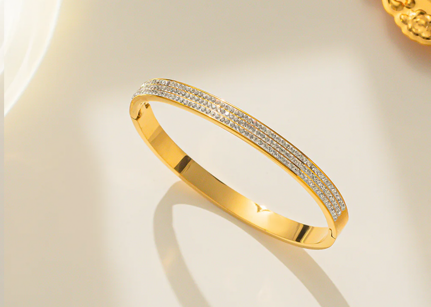Gypsophila Plated Bangles