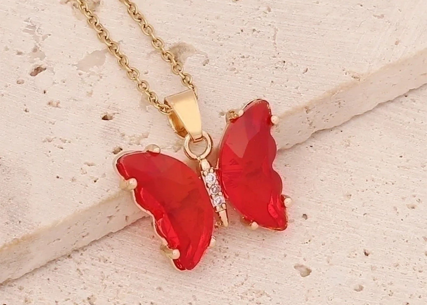 Fairy Style Butterfly Necklace