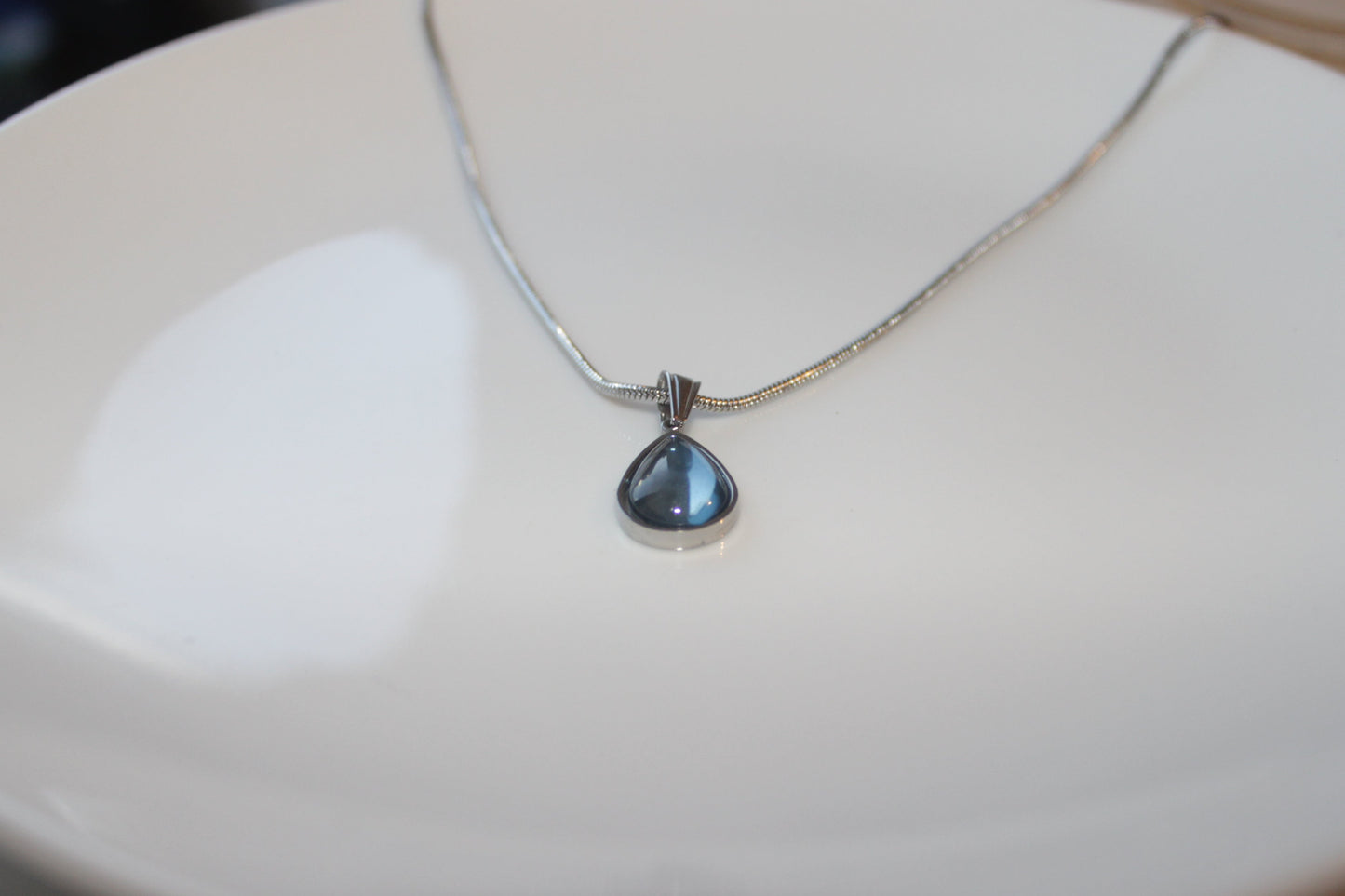Water Droplets Pendant Necklace