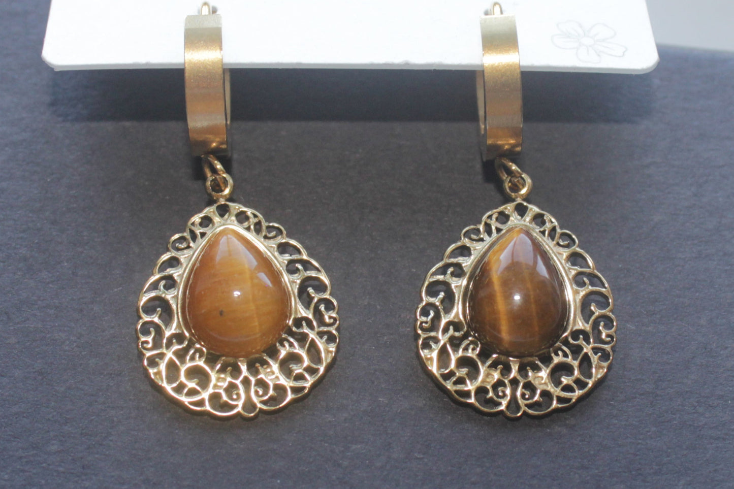 Natural Stone Earring