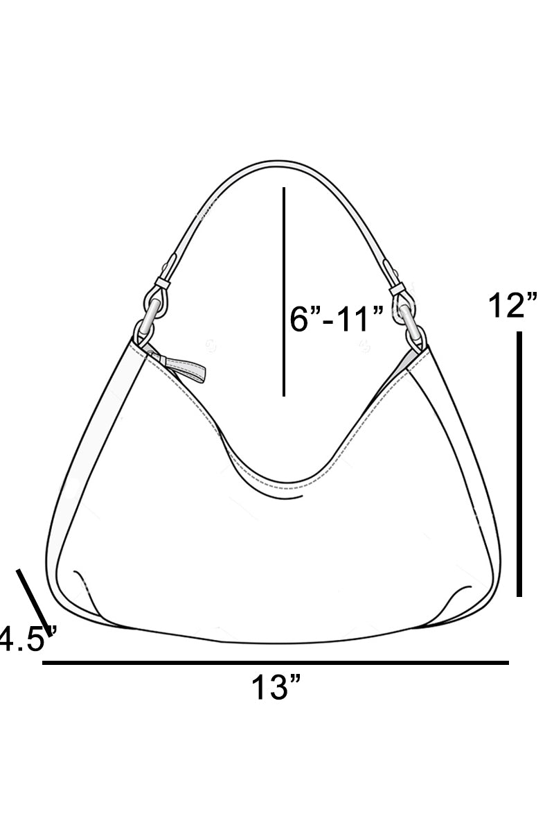 Faux Leather Bow Bag