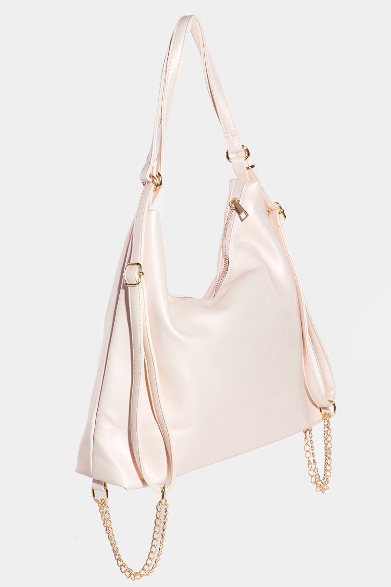 Faux Leather Bow Bag