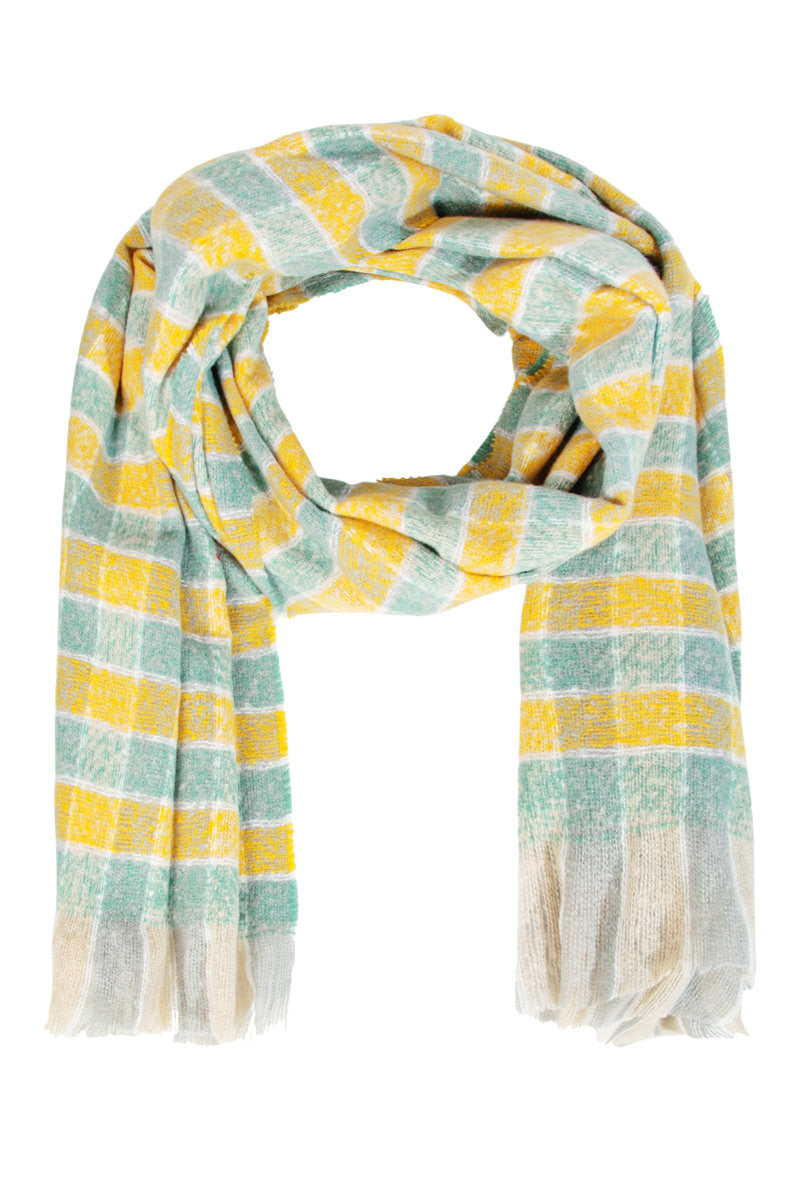 Gingham Pattern Scarf