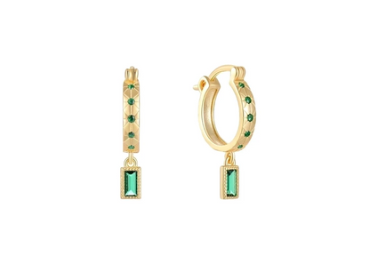Rectangle Drop Earrings