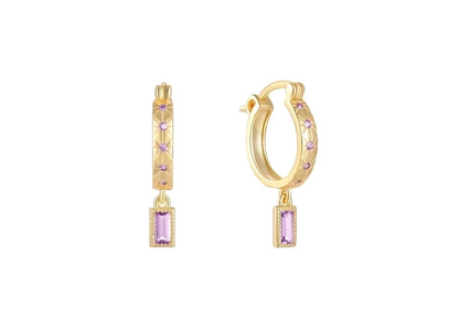 Rectangle Drop Earrings