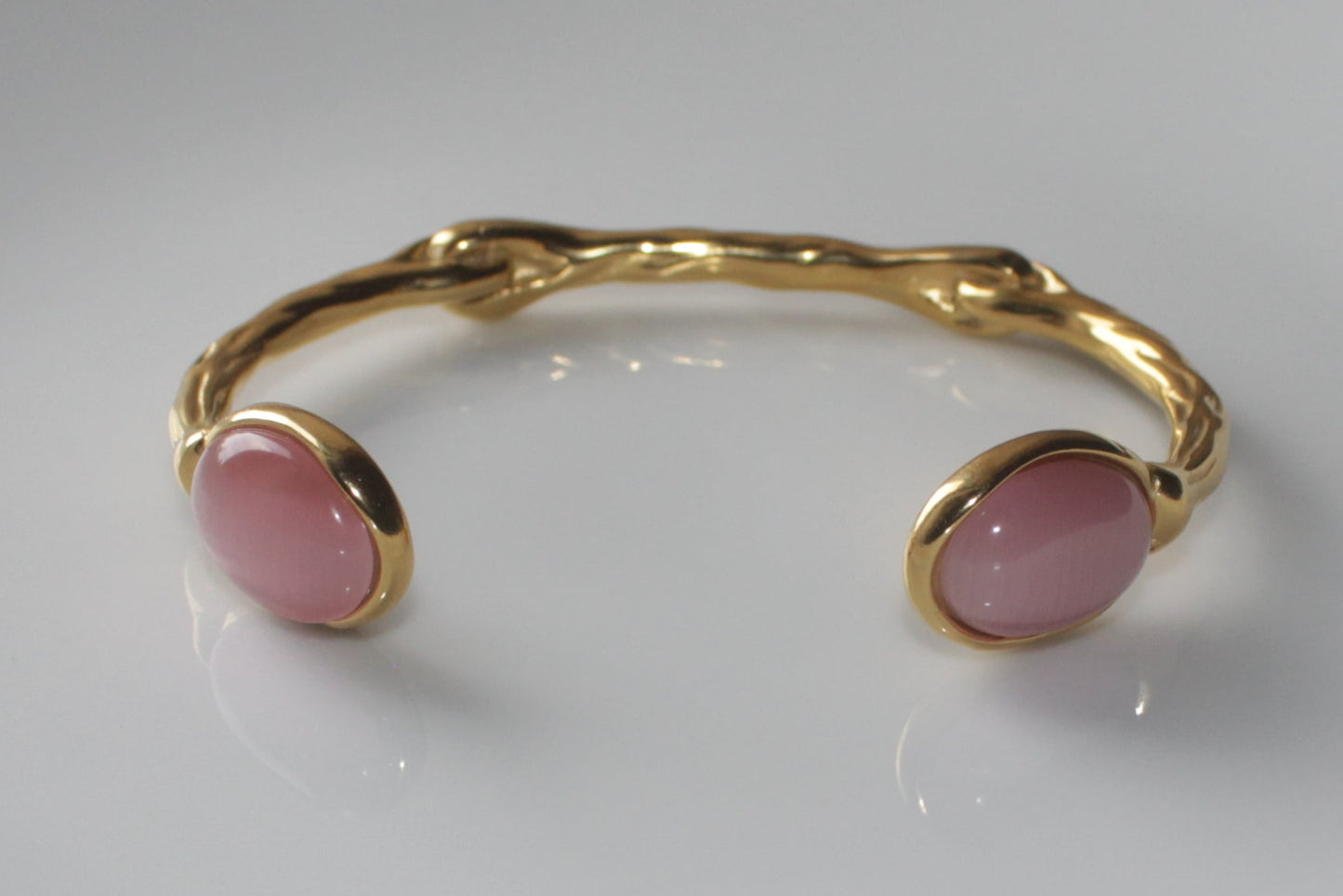 Ellipse Circle Plated Bangle