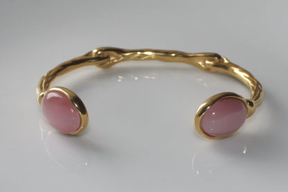 Ellipse Circle Plated Bangle