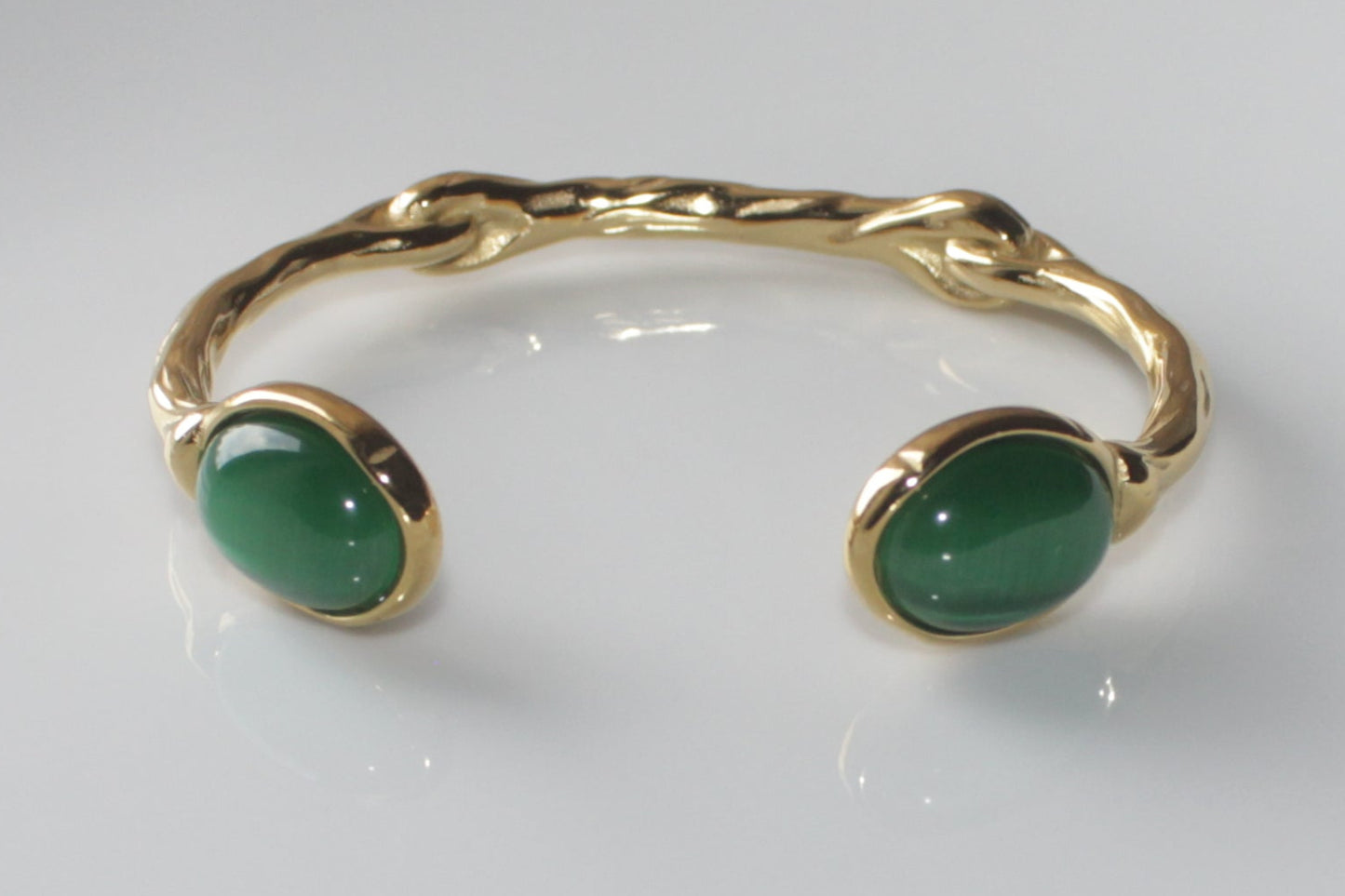 Ellipse Circle Plated Bangle