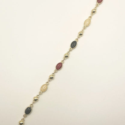 Whispers of Gold and Color Bracelets