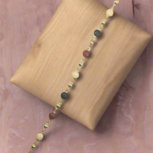 Whispers of Gold and Color Bracelets