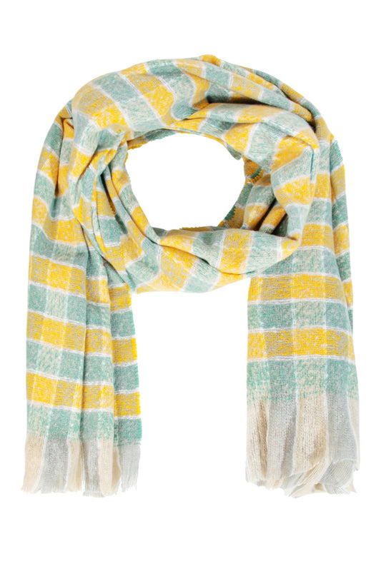 Gingham Pattern Scarf
